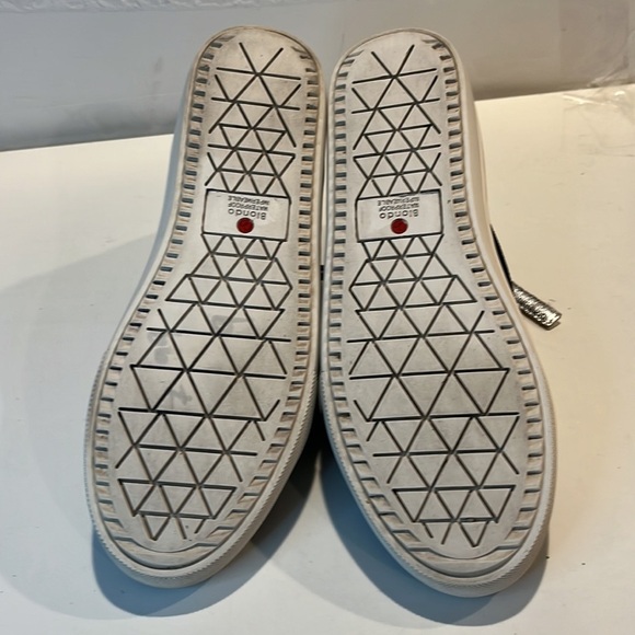 Blondo - high top low wedge sneakers women’s shoes size 7.5 Black/gray color - Picture 8 of 15